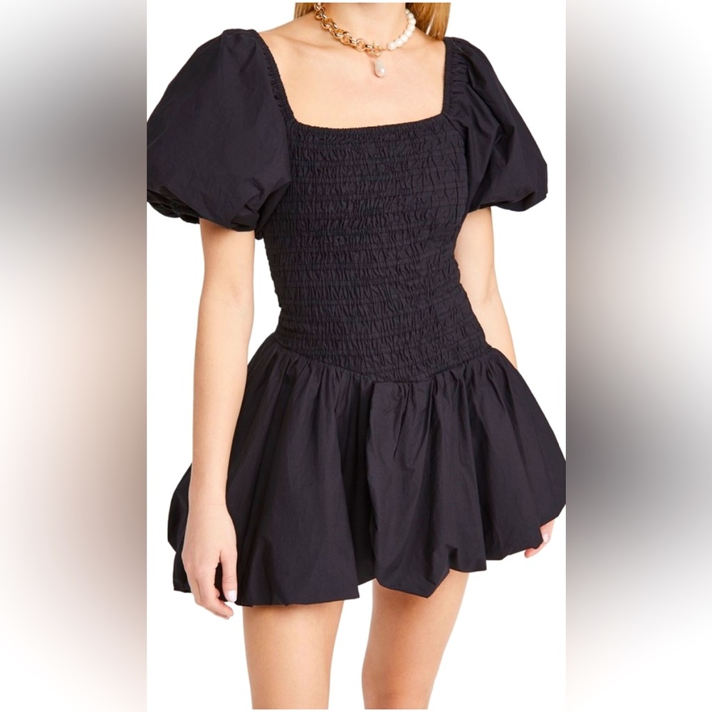 LoveShackFancy Black Mini Dress